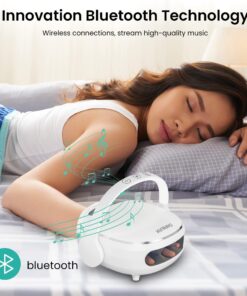 Snailax Upgraded Hand Massager with Heat, Compression, Cordless Hand Massager TooL for Arthritis and Carpal Tunnel, White Noise Machine, Night Light, Bluetooth Speaker, Gifts for Women,Men,App Control Upgraded 423APP 36 81HgYmD6asL
