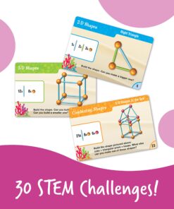 Learning Resources Dive into Shapes! A Sea and Build Geometry Set, 129 Pieces Multicolor 18 81HhLlW8lTS