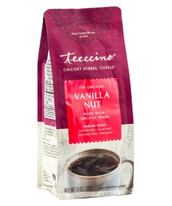 Alternative view of Teeccino Vanilla Nut Chicory Coffee Alternative - Ground Herbal Coffee That’s Prebiotic, Caffeine Free & Acid Free, Medium Roast, 11 Ounce (Pack of 3) 11 Ounce (Pack of 3)