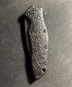 Kershaw Kuro Tanto Black Serrated Pocket Knife, 3.1” Steel Blade with Assisted Opening, Glass-Filled Nylon Handle with Deep-Carry Pocketclip, Small Folding Knife 36 81HjBzjir4L