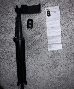 UBeesize Selfie Stick Tripod, 62" Extendable Tripod Stand with Bluetooth Remote for Cell Phones, Heavy Duty Aluminum, Lightweight 72 81HkRT9amUL