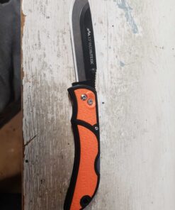 OUTDOOR EDGE 3.5" RazorLite EDC Knife. Pocket Knife with Replaceable Blades and Clip. The Perfect Hunting Knife for Skinning Deer. Blaze Orange with 6 Blades Orange (6 Blades) 39 81HlBreWrzL