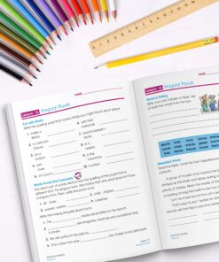 Spectrum Spelling Workbook Grade 4, Ages 9 to 10, 4th Grade Spelling Workbook, Handwriting Practice with Vowels, Diagraphs, Parts of Speech, and ... English Dictionary - 208 Pages (Volume 74) 14 81HluFnEawL