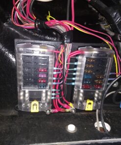 Blue Sea Systems 5026 ST Blade Fuse Block 12 Circuit with Ground and Cover 12 Circuit + Neg With cover 43 81HmEJBxOVL