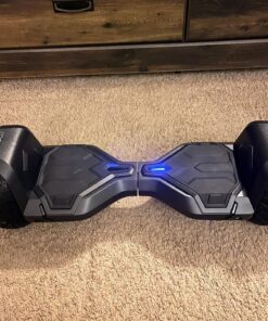 Gyroor Warrior 8.5 inch All Terrain Off Road Hoverboard with Bluetooth Speakers and LED Lights, UL2272 Certified Self Balancing Scooter 1-black 43 81Hn FNOMQL