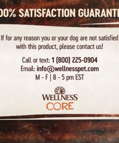Wellness CORE Natural Grain-Free Small Breed Turkey & Chicken Dry Dog Food for Adult Dogs, High-Protein, USA-Made with Real Meat, 12-Pound Bag 12 Pound (Pack of 1) 27 81HnXu5HY4L 1