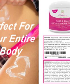 Slim & Tone Anti Cellulite Cream Firming Lotion Botanical Defense Skin Tightening Reduce Sagging Loose Skin Dimples Buttocks Legs Stomach Plus Exclusive Diet and Recipe Guide FREE 21 81HnbqmjKRL