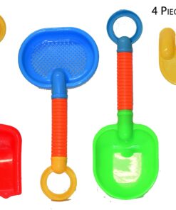 JustForKids Beach Toy Set, Summer Beach Fun Activity, Castle Bucket Sand Mold 16Piece Set, Play Kit for Kids with Heavy Duty Reusable Mesh Bag,Assorted,5",10060 16 81Hnj1 5AfL