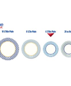 Dixie Ultra Paper Plates, 6 7/8 Inch Plates, 176 Count (4 Packs of 44 Plates) 5 81HooWK94L