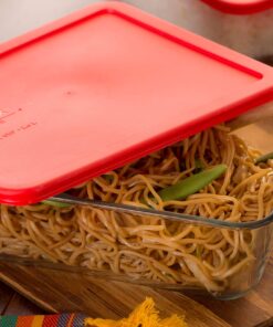 Pyrex Meal Prep Simply Store Glass Rectangular and Round Food Container Set (18-Piece, BPA-free), Multicolor 18 PC Set 28 81HphADYGXL