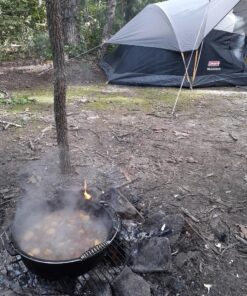 Coleman Red Canyon 8-Person Camping Tent, Weatherproof Family Tent Includes Room Dividers, Rainfly, Adjustable Ventilation, Storage Pockets, Carry Bag, & Quick Setup Black 45 81HqOHrnx3L