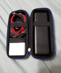 khanka Hard Travel Case Replacement for Anker PowerCore II 20100 Speed Quick Charge 3.0 20100mAh Portable Charger External Battery Power Bank (Blue) Blue 15 81HtWWrCOaL