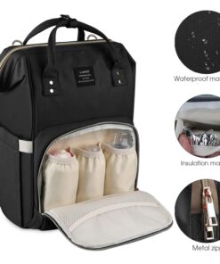 Alternative view of Ticent Diaper Bag Backpack Multifunction Travel Back Pack Large Maternity Nappy Bag Baby Changing Bags with Stroller Straps, Waterproof and Stylish Black