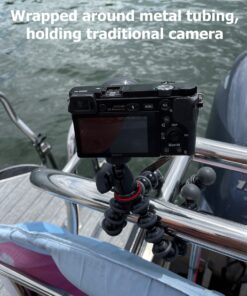 Joby JB01503 GorillaPod 1K Kit. Compact Tripod 1K Stand and Ballhead 1K for Compact Mirrorless Cameras or Devices up to 1k (2.2lbs). Black/Charcoal. 40 81HuyEumWqL