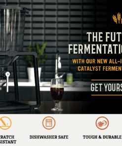 Craft A Brew - The Catalyst Fermentation System - 6.5 gal Conical Fermenter for Beer Home Brewing and Wine Making 24 81HvmeiKXS