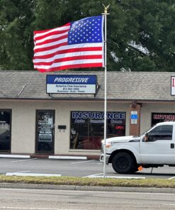 G128 American USA Flag | 5x8 Ft | ToughWeave Series Embroidered 300D Polyester | Country Flag, Embroidered Stars, Sewn Stripes, Indoor/Outdoor, Brass Grommets 34 81HyMCYbBnL