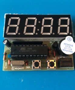 MiOYOOW 4-Digit Digital Clock Kits with PCB, DIY Alarm Clock Soldering Project Kit for Learning Electronics Soldering Practice with English Instructions 1 Pack-4 Digit Clock Kit(0.56 Inch) 65 81HyVyxTbL