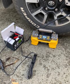 AstroAI Portable 160 PSI Heavy Duty Tire Inflator Pump with Screen, Dual Cylinders & Dual Motors, Dual Power Air Compressor for SUVs, RVs, ORVs, Trucks, Cars, Air Mattresses, etc., Auto Off, LED Light 1-yellow 34 81HyZMhNPeL