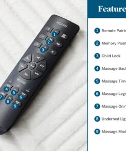 Lucid L600 Adjustable Bed Base Frame - Queen Size - Zero Gravity - Bluetooth - Companion App - Head and Foot Incline - Interactive Dual Massage - Under Bed Lighting - Wireless Remote - Dual USB Ports Adjustable Base Only 20 81HyhAWcFEL