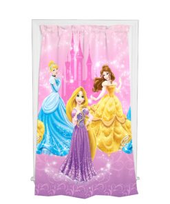 Franco Kids Room Darkening Window Curtain Panel, 42 in x 63 in, Disney Princess 18 81HysL0r19L