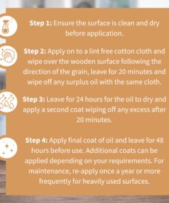 Furniture Clinic Boiled Linseed Oil for Wood Furniture & More Restore a Finish for Furniture, Table Tops, Stone & Metal Wood Care for Interior Oak, Pine, Teak & More Glossy 17oz/ 500ml Refined Oil 500 ml 26 81I kYJSL