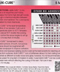 Bob Smith Industries BSI-201 Quik-Cure Epoxy (4.5 oz. Combined),Clear 21 81I17bTda0L