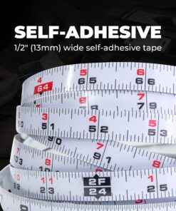 Alternative view of Kreg KMS7724 12' Self-Adhesive Measuring Tape (Left-Right Reading)