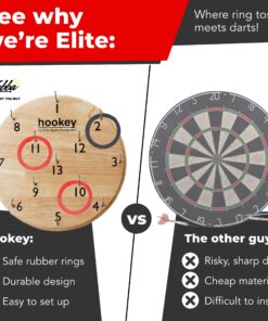 Elite Sportz Ring Toss Game - Games for Man Caves, Apartments, and Outdoor Fun - Gift for Adults and Kids - Indoor & Outdoor Games for Family and Friends - Dorm Games, Party Games, Gifts for Men Classic 25 81I2YZF7GeL