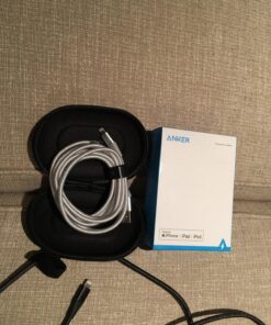 Anker Powerline+ II Lightning Cable (6ft), MFi Certified for Flawless Compatibility with iPhone X /8/8 Plus/7/7 Plus/6/6 Plus/5/5S and More(Silver) 6ft Silver 34 81I2dcEPoL