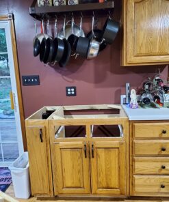 Old Dutch Wall-Mount Bookshelf Pot Rack with Grid & 12 Hooks, Oiled Bronze, 36.25" x 9" x 11.5" 30 81I2kc sHuL 1