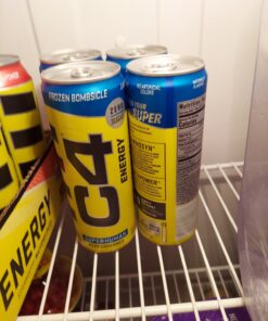 C4 Energy Drink 12oz (Pack of 12) - Frozen Bombsicle - Sugar Free Pre Workout Performance Drink with No Artificial Colors or Dyes 12 Fl Oz (Pack of 12) 35 81I34EBNSPL