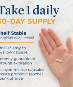 Renew Life Probiotic Adult 50 Plus Probiotic Capsules, Daily Supplement Supports Urinary, Digestive and Immune Health, L. Rhamnosus GG, Dairy, Soy and gluten-free, 30 Billion CFU, 30 Count 30 Count (Pack of 1) 14 81I3ITBnpLL 2