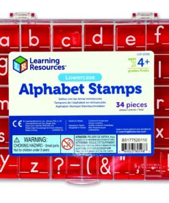 Learning Resources Lowercase Alphabet Stamps - 34 Pieces,Ages 4+, Teacher Stamps, Letter Stamps for Kids, Classroom and Teacher Supplies, ABC Stamps,Letter Stamps for Kids,Back to School Supplies 8 81I49sa8jvL
