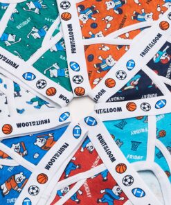 Alternative view of Fruit of the Loom Boys' Tag Free Cotton Briefs (Assorted Colors) Toddler Toddler – 7 Pack – Days of the Week 4-5T