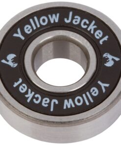 Yellow Jacket Premium Skateboard Bearings, Pro Longboard Bearings, 608, ABEC 9, Black Mamba (Pack of 8) Stripes - ABEC 9 1 7 81I6EBnpbXL