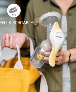 Medela Manual breast pump with Flex Shields Harmony Single Hand for More Comfort and Expressing More Milk 40 81I6gouuwzL