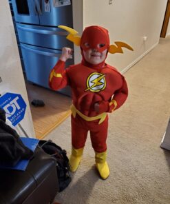 Rubie's DC Comics Deluxe Muscle Chest The Flash Child's Costume Small 35 81I6i5pngOL