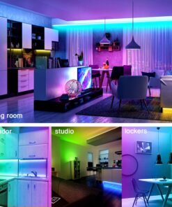 dalattin 65.6ft Led Lights for Bedroom Led Strip Lights Color Changing Lights with 44 Keys Remote,2 Rolls of 32.8ft 15 81I7bB5i4OL