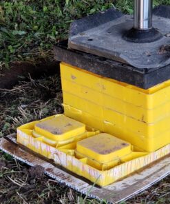 Camco Heavy Duty Leveling Blocks | Ideal For Leveling Single Wheels, Double Wheels, Hydraulic Jacks, Tongue Jacks, and More | Yellow | 10-pack (44505) Pack of 10 Standard Packaging 31 81I7bChL9L