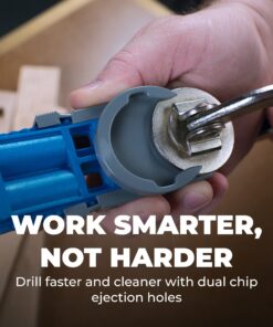 Kreg R3 Jr. Pocket-Hole Jig System - Portable Kreg Pocket-Hole Jig - Easy Clamping & Adjusting - Includes Positioning Sliders - For Materials 1/2" to 1 1/2" Thick 30 81I91eOuk2L