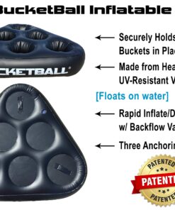 Bucket Ball | Beach Edition | Ultimate Beach, Pool, Yard, Camping, Tailgate, BBQ, Backyard, Lawn, Water, Wedding, Events, Indoor, Outdoor Game – Best Gift Toy for Boys, Girls, Teens, Adults, Family Party Pack 8 81IDUPk5Z1L