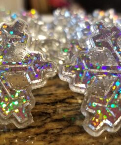Snowflake Cupcake Rings - Set of 24 29 81IF8r2w2OL