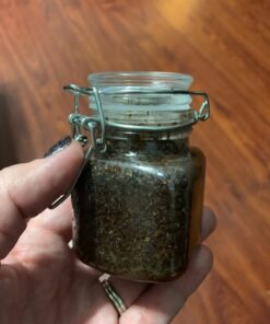 3 1/4" Square Glass 3oz Jar with Hinge Glass Lid for Home Kitchen, Arts & Crafts Projects, Decoration, Snack Foods and Sauces (4 Pack) by Super Z Outlet 27 81IFATOoebL