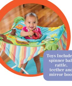 Summer Infant-Pop 'N Jump Portable Baby Activity Center - Lightweight Baby Jumper with Toys and Canopy for Indoor and Outdoor Use Outdoor Animals 31 81IHxyuhplL