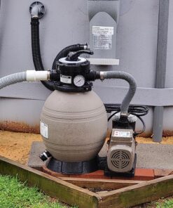 XtremepowerUS 2640GPH 13" Sand Filter w/ 3/4HP Digital Programmer Timer Above Ground Swimming Pool Pump Set 24 81IIy5YCfL