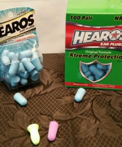 HEAROS Xtreme Foam Earplugs, 33dB NRR Ear Plugs, 100 Pairs, Foam Ear Plugs Noise Reduction & Hearing Protection 25 81IJxR0wh5L 2