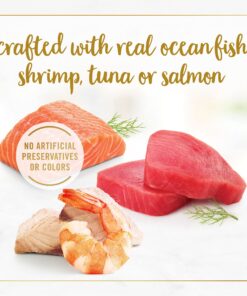 Purina Fancy Feast Grilled Wet Cat Food Seafood Collection in Wet Cat Food Variety Pack - (24) 3 oz. Cans Seafood Variety Pack - 24 Ct. 3 Ounce (Pack of 24) 29 81IKwgGRlYL