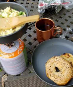 Gold Armour 17 Pieces Camping Cookware Mess Kit Backpacking Hiking Outdoors Gear - Lightweight Cookset, Compact, Durable Pot Pan Bowls, Essential Camping Accessories Equipment Gear (Black) 26 81ILJ0MUCL