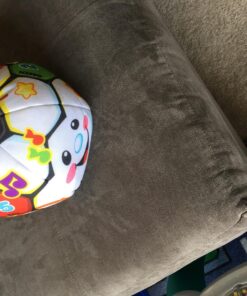 Fisher-Price Laugh & Learn Baby Musical Learning Toy, Singin’ Soccer Ball Plush With Songs Sounds & Phrases For Ages 6+ Months Retail Packaging 26 81IMIhIL7L