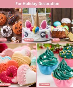 Food Coloring for Baking - 26 Vibrant Cake Coloring Liquid Set for Dessert Decorating, Food Grade Food Dye for Icing,Fondant,Cookies,Easter Egg,Making DIY Supplies Kit- 0.25 Fl. oz (6 ml)/Bottles 0.25 Fl Oz (Pack of 26) 32 81INJXPMCpL